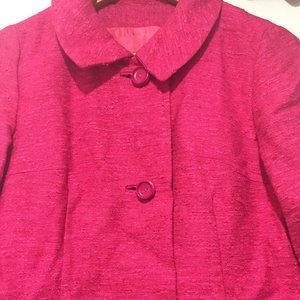 VINTAGE FORMAL TAILORED SILK COATS SIZE S/M